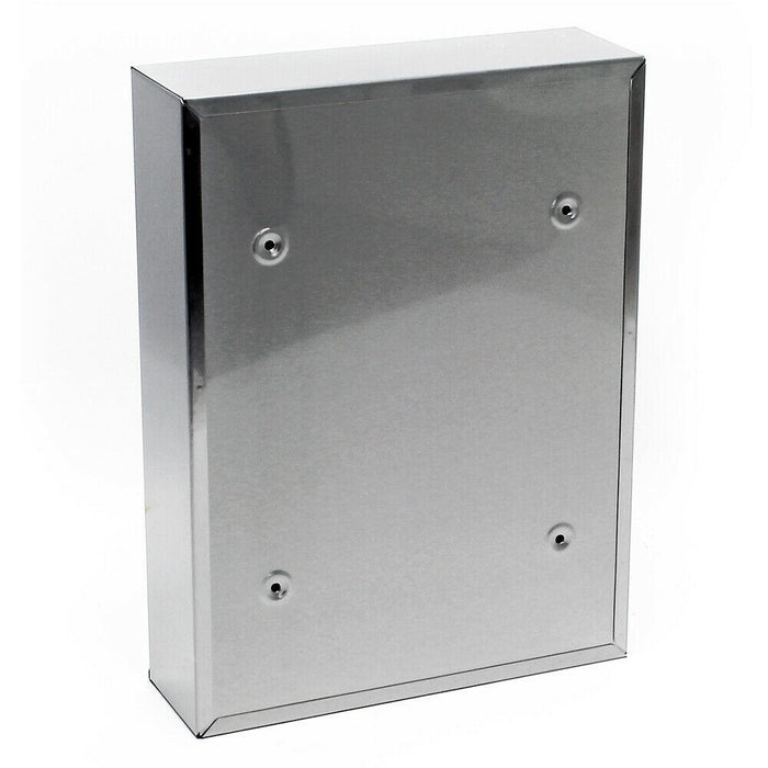 Cassetta postale di design cassetta postale da parete in acciaio inossidabile argento 16_0000058