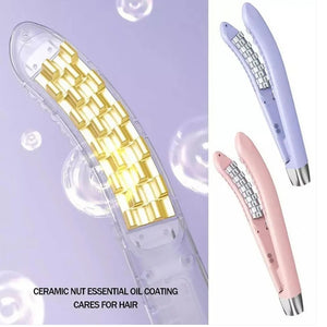 MINI PIASTRA PER CAPELLI CURVA VOLUMIZZANTE ONDULATI CERAMICA PORTATILE YY-166