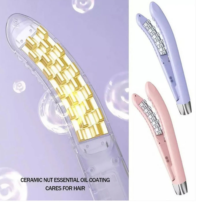 MINI PIASTRA PER CAPELLI CURVA VOLUMIZZANTE ONDULATI CERAMICA PORTATILE YY-166