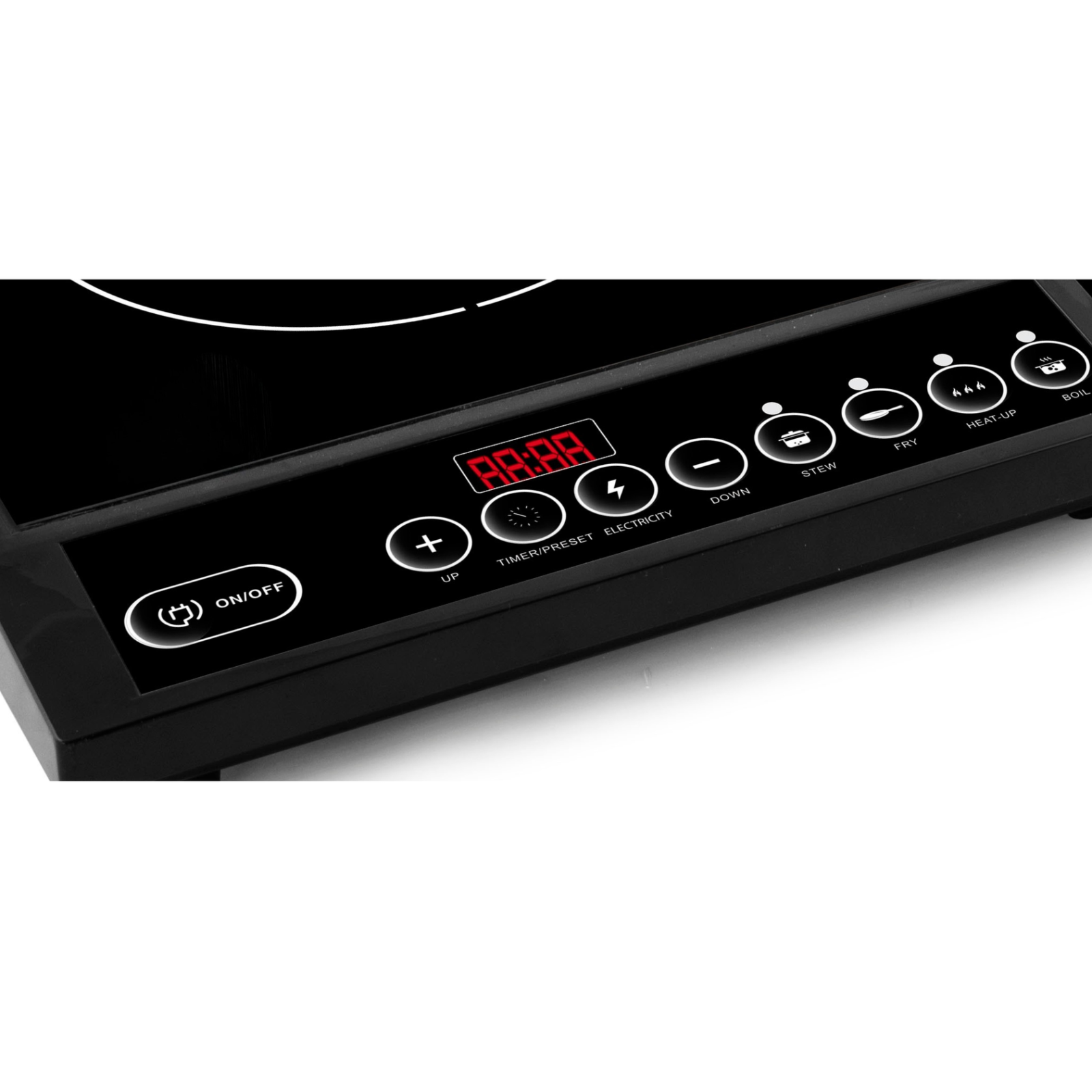 Piastra Induzione Doppio Fornello 2 Fuochi Elettrica Portatile 2000W+2000W Max