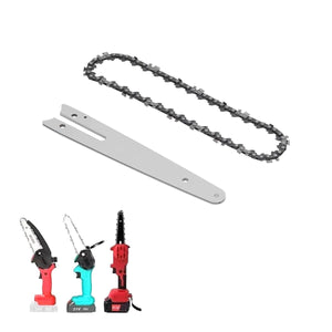 KIT LAMA BARRA E CATENA 8" RICAMBIO PER MINI MOTOSEGA A BATTERIA SEGA 43 MAGLIE