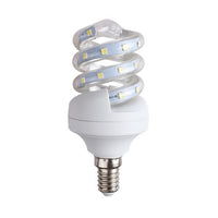LAMPADINA LAMPADA A LED SMD 2835 5W WATT E14 SPIRALE BASSO CONSUMO LUCE FREDDA