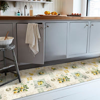 Tappeto Cucina 46x230 Cm Antimacchia Antiscivolo Passatoia Gomma Pvc Flessibile Stampa Digitale Dis E