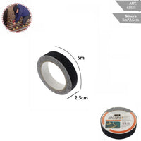 NASTRO ANTISCIVOLO ADESIVO 5MT 2.5MMM NERO SCALE PAVIMENTI SUPERFICI SCIVOLOSE