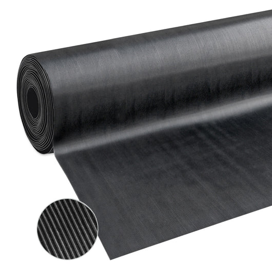 Passatoia Gomma Isolante Antiscivolo Tappeto Copri Pavimento Gommato Antiurto Robusto 100x1200 cm