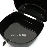 Baule moto bauletto trolley valigia moto scooter 22 litri trasporto 16_0002248