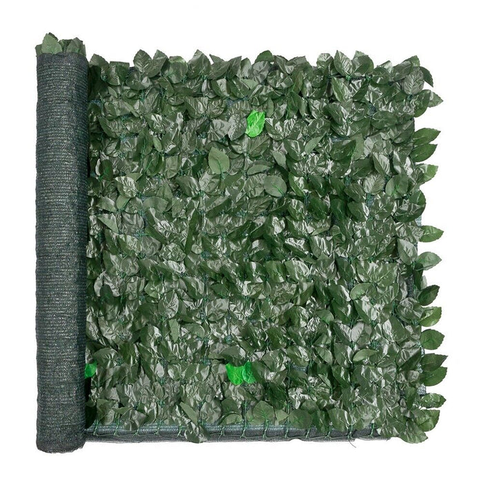 Siepe Artificiale Sintetica 150x300 cm Finta Recinzione Casa Foglie Rete Telo Privacy Ombreggiante