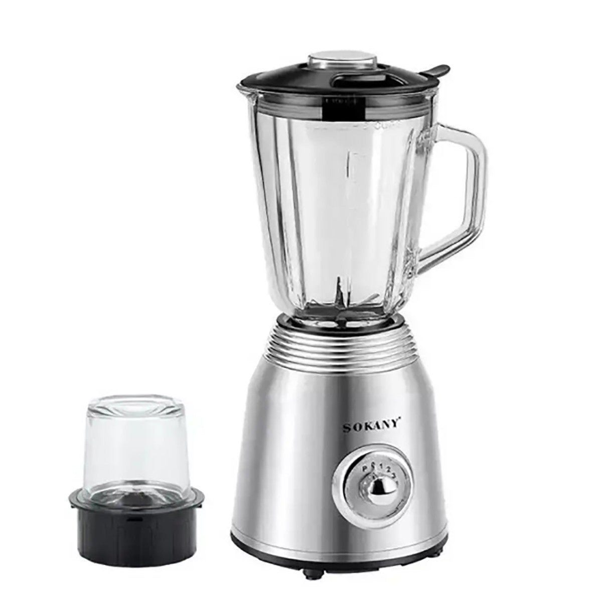 FRULLATORE ELETTRICO 2 IN 1 MACINA CAFFE TRITATUTTO 800W MIXER FRUTTA 1.5L SK186