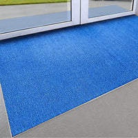 Zerbino Cocco Naturale Colorato Antiscivolo Su Misura Tappeto Ingresso Entrata 100x200 cm Blu
