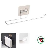 PORTA ASCIUGAMANI BAGNO PARETE SALVIETTE ARREDO CASA ADESIVO 03500