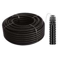 tubo corrugato piegh. con tirafilo diam.20-mt50