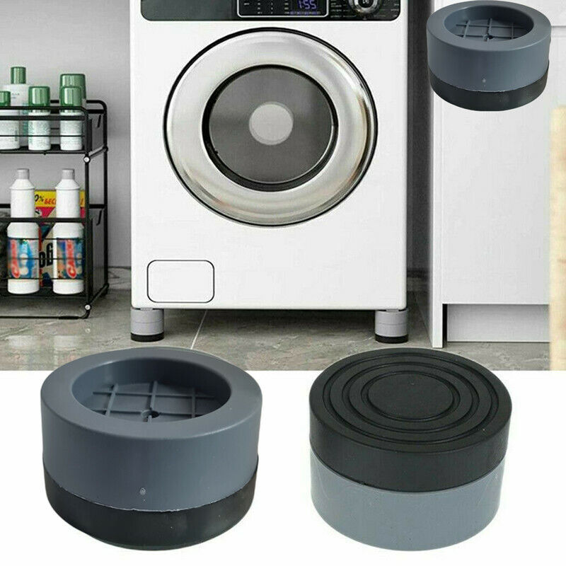 SET 4 PIEDINI ANTI VIBRAZIONE LAVATRICE ASCIUGATRICE UNIVERSALI GOMMA PIEDI PAD