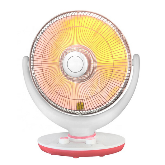 Stufa Elettrica Fibra Carbonio 900W Basso Consumo 2 Potenze Timer Oscillante