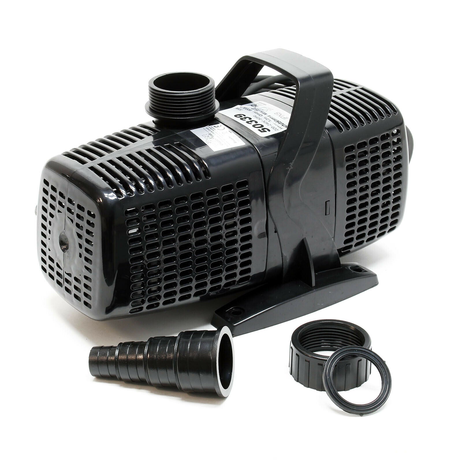 Pompa per laghetto filtro filtrazione corso d'acqua eco acquario laghetto eco 8000 litri all'ora 70 watt 16_0002088