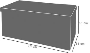 Cassapanca Contenitore Pouf Portaoggetti Poggiapiedi Diamante Strass Swarovski 76x38x38 cm