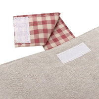 Copriforno Cucina Universale Morbido Cuore Rosso Ricamato Proteggi Forno