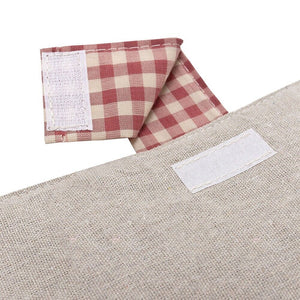 Copriforno Cucina Universale Morbido Cuore Rosso Ricamato Proteggi Forno