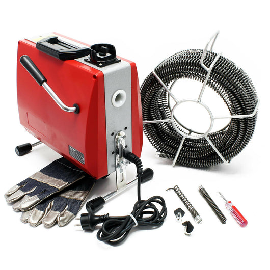 Utensile pulizia tubi 390 watt 16 mm Pulitore sbloccante 6 spirali 16_0002878