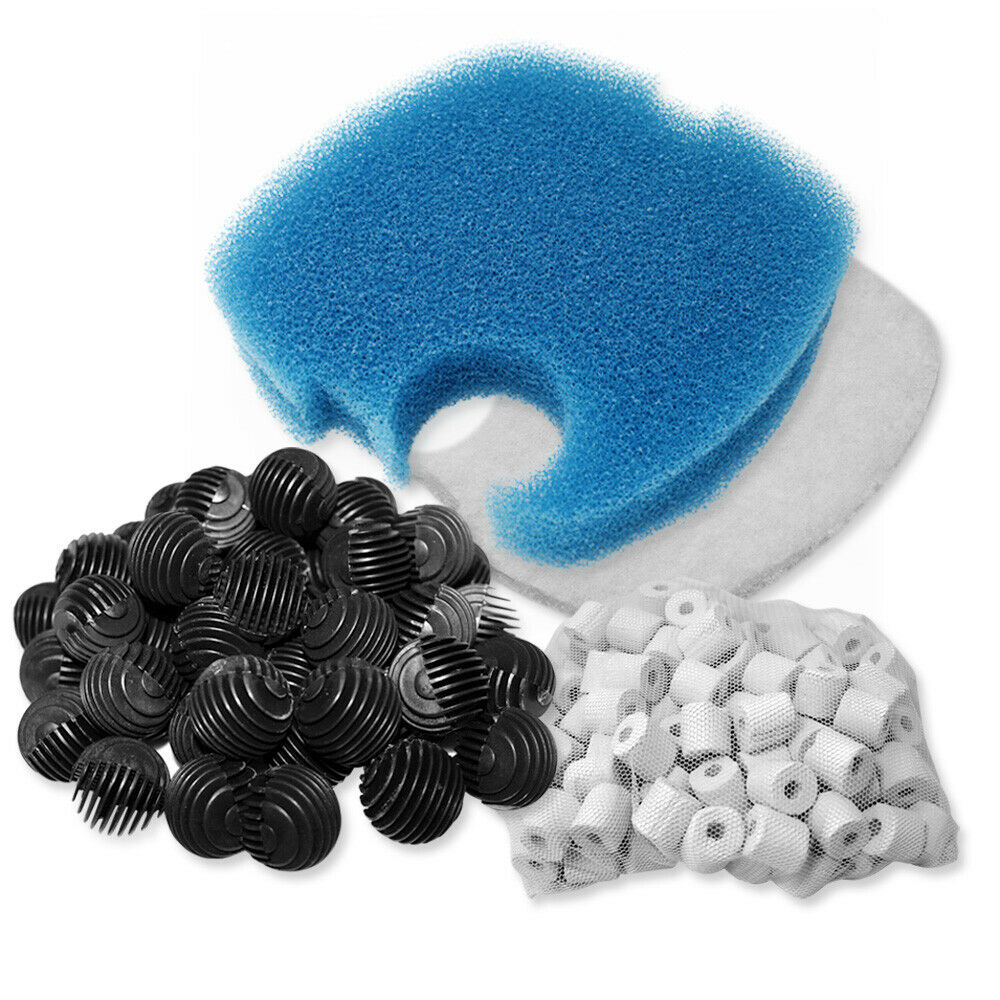 Pompa filtro per acquario biologico da esterno 1.400 litri all'ora 3 fasi materiali 16_0001746