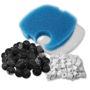 Pompa filtro per acquario biologico da esterno 1.400 litri all'ora 3 fasi materiali 16_0001746