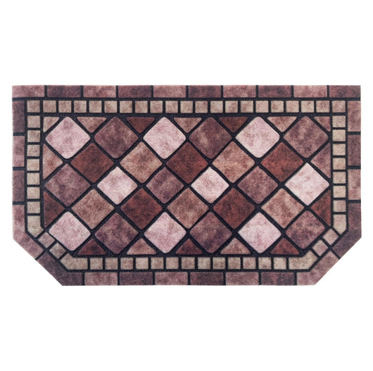 Zerbino Ingresso Moderno Effetto 3D Fondo Pvc Antiscivolo Assorbente Tappeto Porta Entrata Dis_D