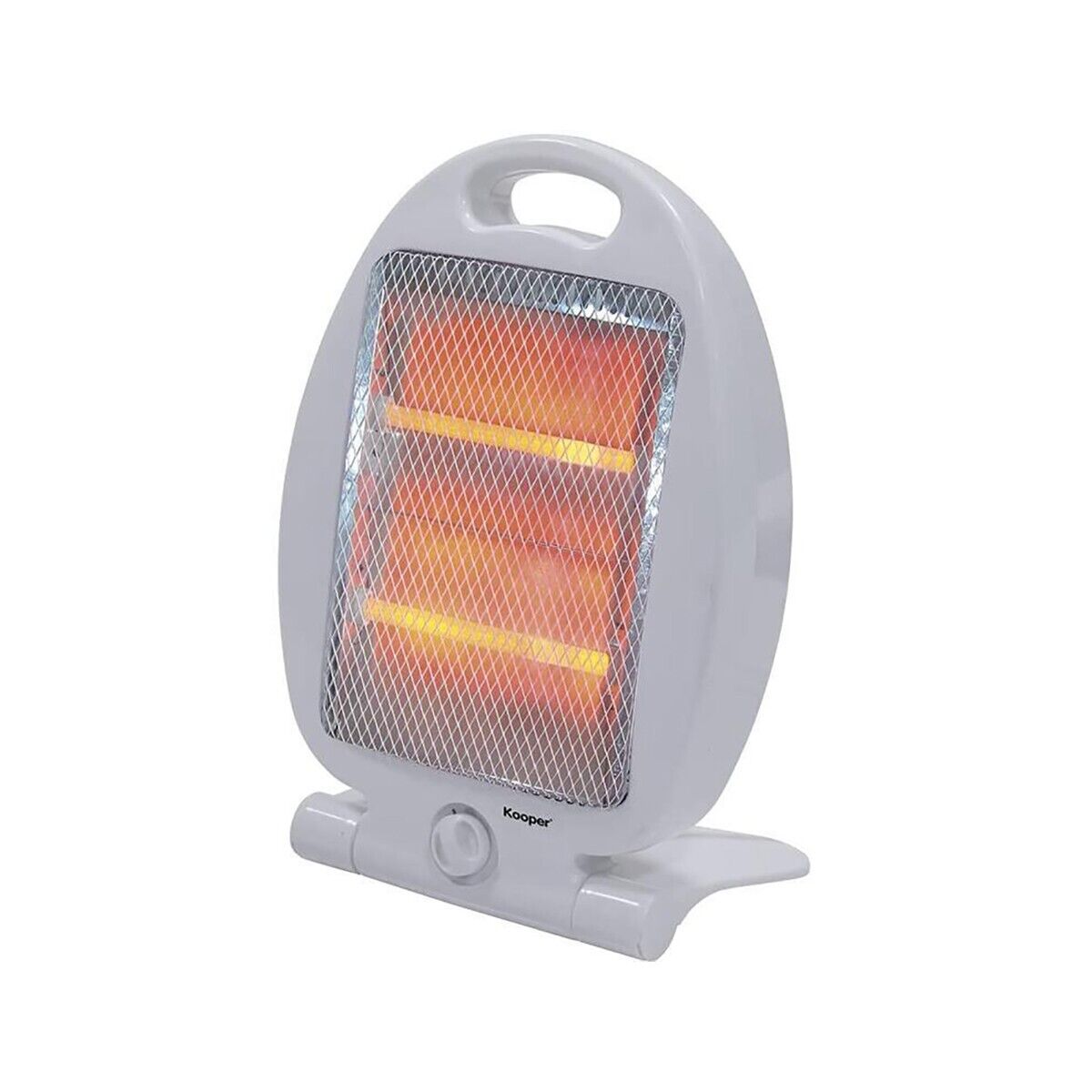 KOOPER THERMO STUFA ELETTRICA AL QUARZO A 2 ELEMENTI 400/800W STUFETTA ALOGENA