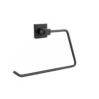 Porta Asciugamano Asciugamani Quadrato Ospite accessori appendi muro parete nero