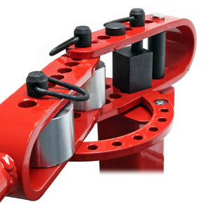 Piegatubi universale da officina pressa piegatubi piega acciaio tondo quadrato rosso 16_0000774