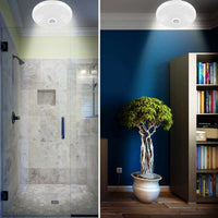 PLAFONIERA LED SOFFITTO ROTONDA 15W LUCE FREDDA SENSORE MOVIMENTO INFRAROSSI 174