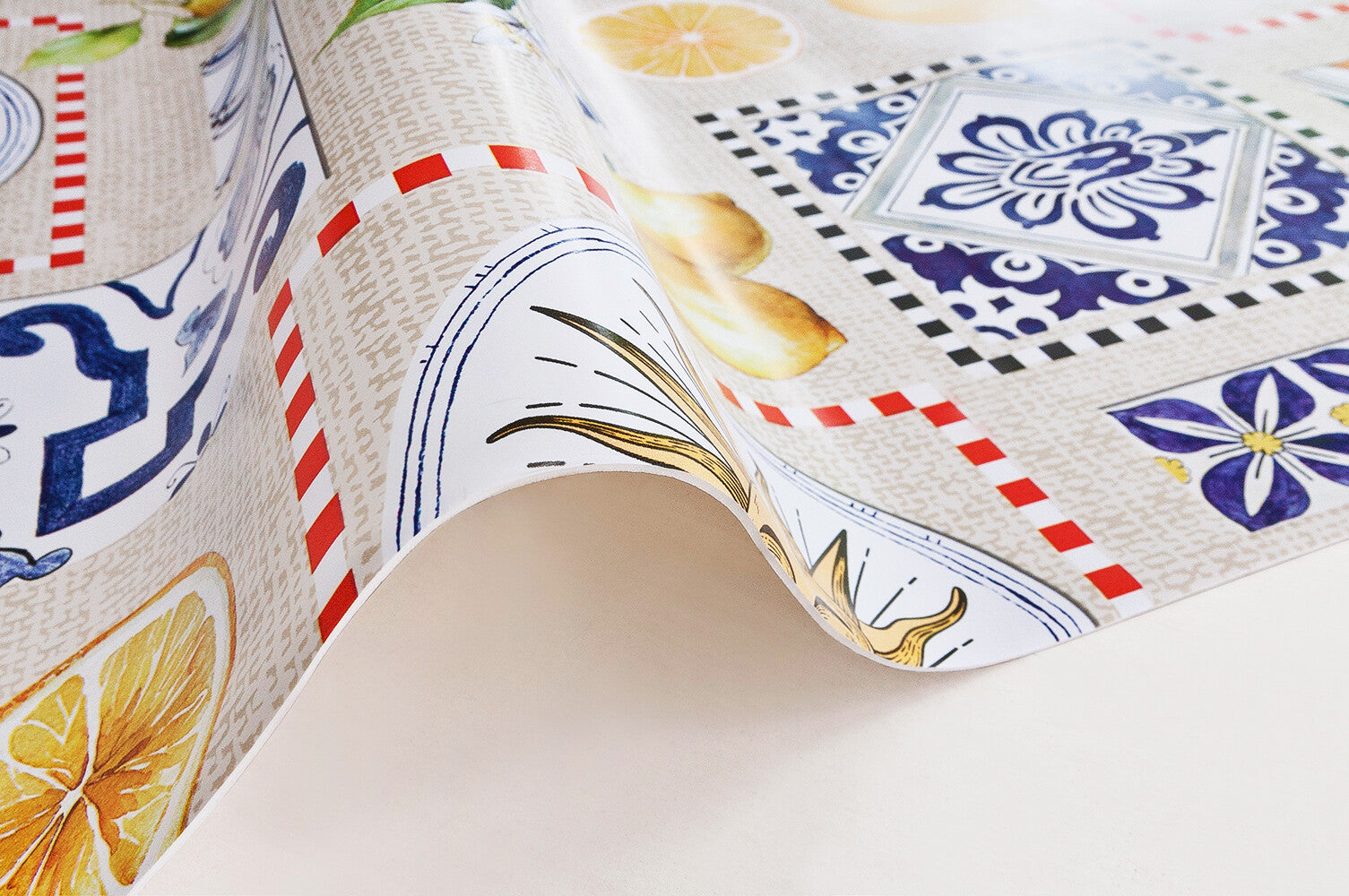 Proteggi Tavolo Morbido Tovaglia 140x50 cm Antiurto Antimacchia Copritavolo Mollettone Fantasia M