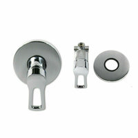 MISCELATORE PER DOCCIA AD INCASSO PARETE RUBINETTO OTTONE CROMATO ROTONDO 1091