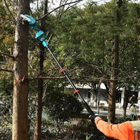 KIT POTATURA MINI MOTOSEGA 6" FORBICE CESOIA A BATTERIA 48V CON ASTA TELESCOPICA