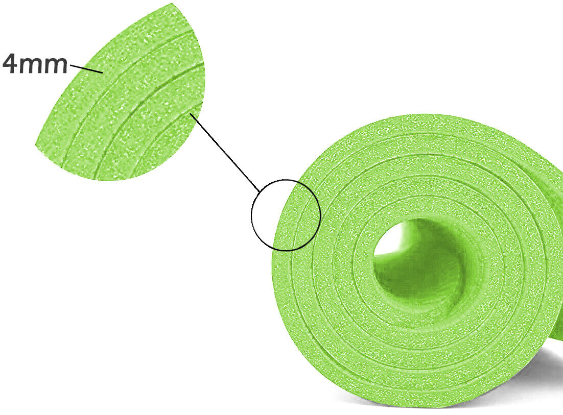 Tappetino Palestra Yoga Esercizi Aerobica Morbido Antiscivolo Verde