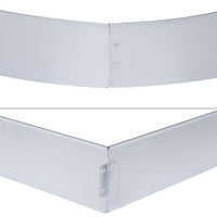 Bordura per giardino in acciaio zincato Barriera per aiuola 40m 16_0001689