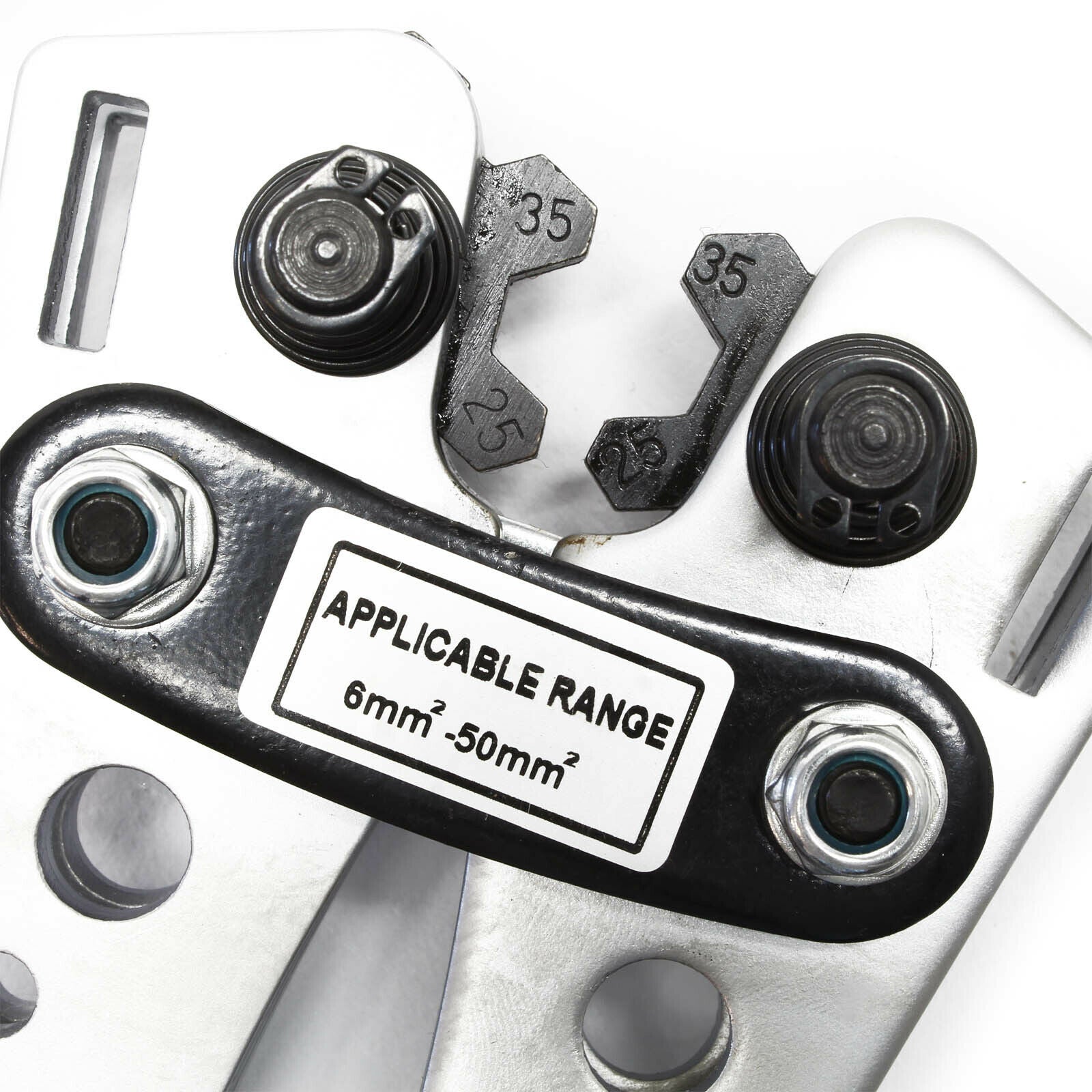 Pinza per crimpare utensile per crimpare 6-50 mm² capocorda impugnature antiscivolo 16_0000644