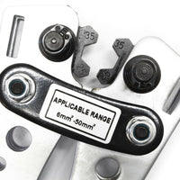 Pinza per crimpare utensile per crimpare 6-50 mm² capocorda impugnature antiscivolo 16_0000644