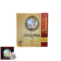 50 CIALDE ESE 44MM CAFFÈ DONNA REGINA FORTE NAPOLETANO + 5 CIALDE OMAGGIO