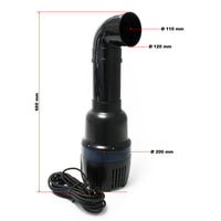 Pompa per laghetto filtro filtrazione corso d'acqua acquario ecologico piccolo laghetto ecologico ad alta efficienza 26000 litri all'ora 135 Watt 16_0002097