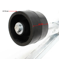 Portabarca con rulli chiglia 111 cm 800 kg per larghezza 80-124 cm 16_0002926