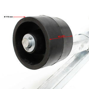 Portabarca con rulli chiglia 111 cm 800 kg per larghezza 80-124 cm 16_0002926