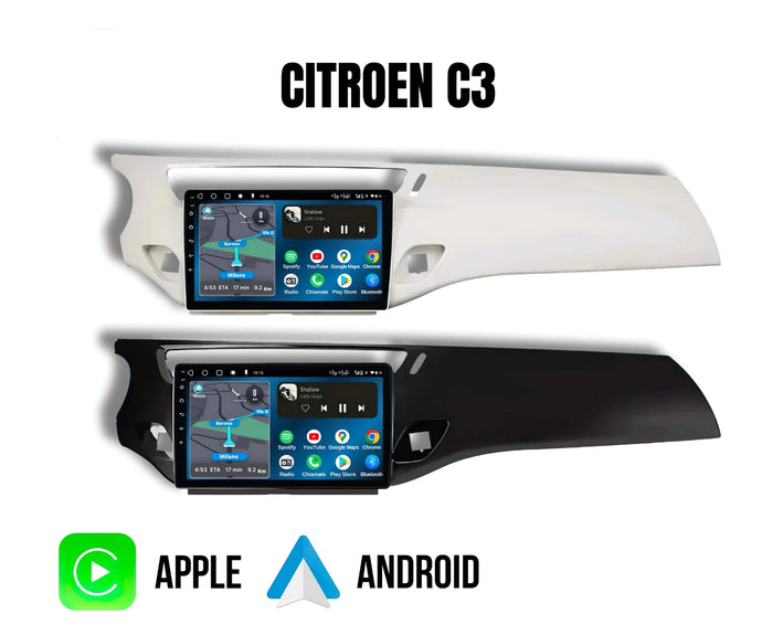 Autoradio Citroen C3-DS3 2010-2016 2G+32GB CarPlay-AndroidAuto Wireless WIFI BT