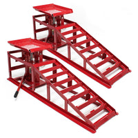 Rampa per auto 2 pezzi Martinetto idraulico 2000kg Rampa accesso carico garage 16_0002914