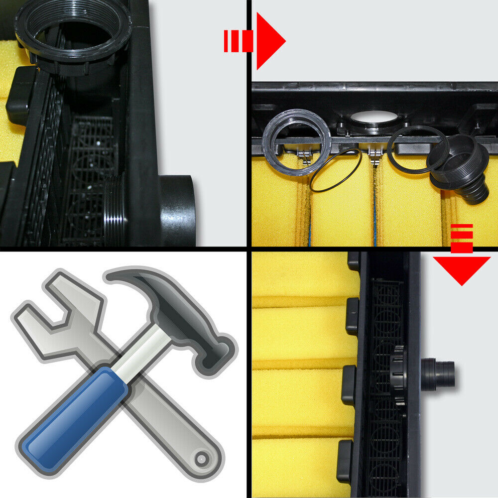 Filtro biologico per laghetto 12000 litri filtrazione decantazione laghetto 16_0002430