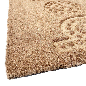 Zerbino Cocco 3D Moderno 40x70 Cm Antiscivolo Tappeto Rettangolare Porta Ingresso Entrata - B