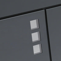 Cassetta postale di design portariviste per giornali in acciaio zincato antracite 16_0000100