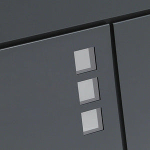 Cassetta postale di design portariviste per giornali in acciaio zincato antracite 16_0000100