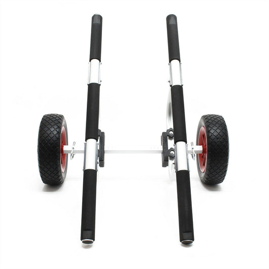 Carrello in alluminio 90 kg ruota pu diametro 26 cm e larghezza supporto regolabile 16_0002565