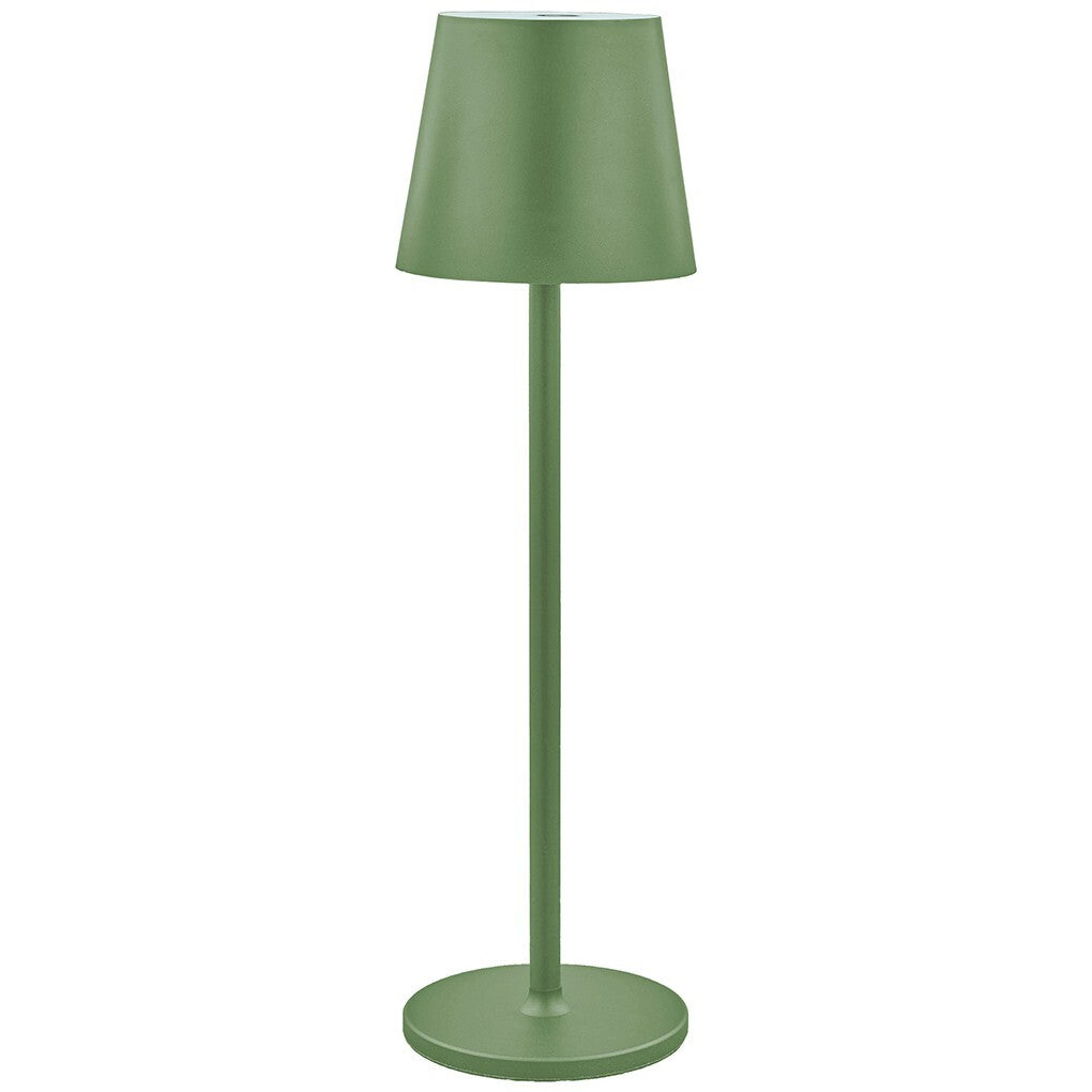 Lampada Touch Led Regolabile Tavolo Abat Jour Comodino Scrivania No Fili Ricaricabile Usb Verde