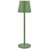 Lampada Touch Led Regolabile Tavolo Abat Jour Comodino Scrivania No Fili Ricaricabile Usb Verde