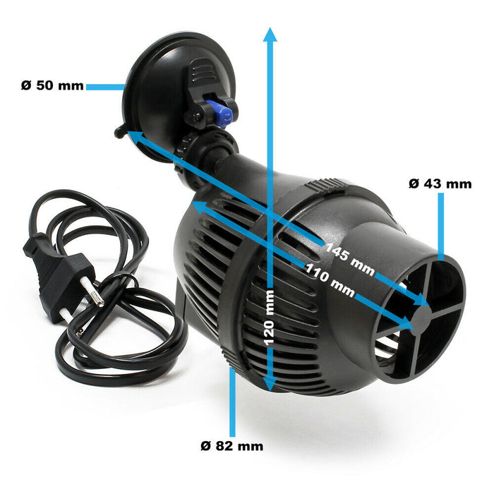 Wavemaker agitatore pompa supporto ventosa acquario 5000 litri ora 16_0002375